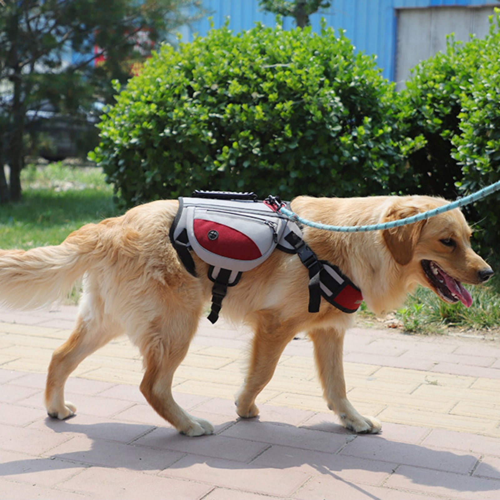 Jaucin Large Dog Backpack Pet Outdoor Self - Carrying Backpack - Anti - Pull, Breathable, Reflective Dog Pack