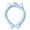 Blue BU, variant on Xecvkr Cool Exercise Neck Ring Sleeping Pad Pillow Mat Cold Gel TPU Fast Freeze Headache Relief Hot Flash Cooling 200ml 28cm 1pc