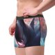 thumbnail image 2 of Fotbe Dramatic Shark Attack Calzoncillos Tipo Boxer con Bolsa de Soporte Total para Hombre, X-Temp Fresco, Transpirable y de Secado Rápido-Small, 2 of 5