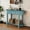 Blue, variant on Harper & Bright Designs White Narrow Console Table with Stroage , Vintage Wood Entryway Table with Open Shelf for Entryways and Living Rooms