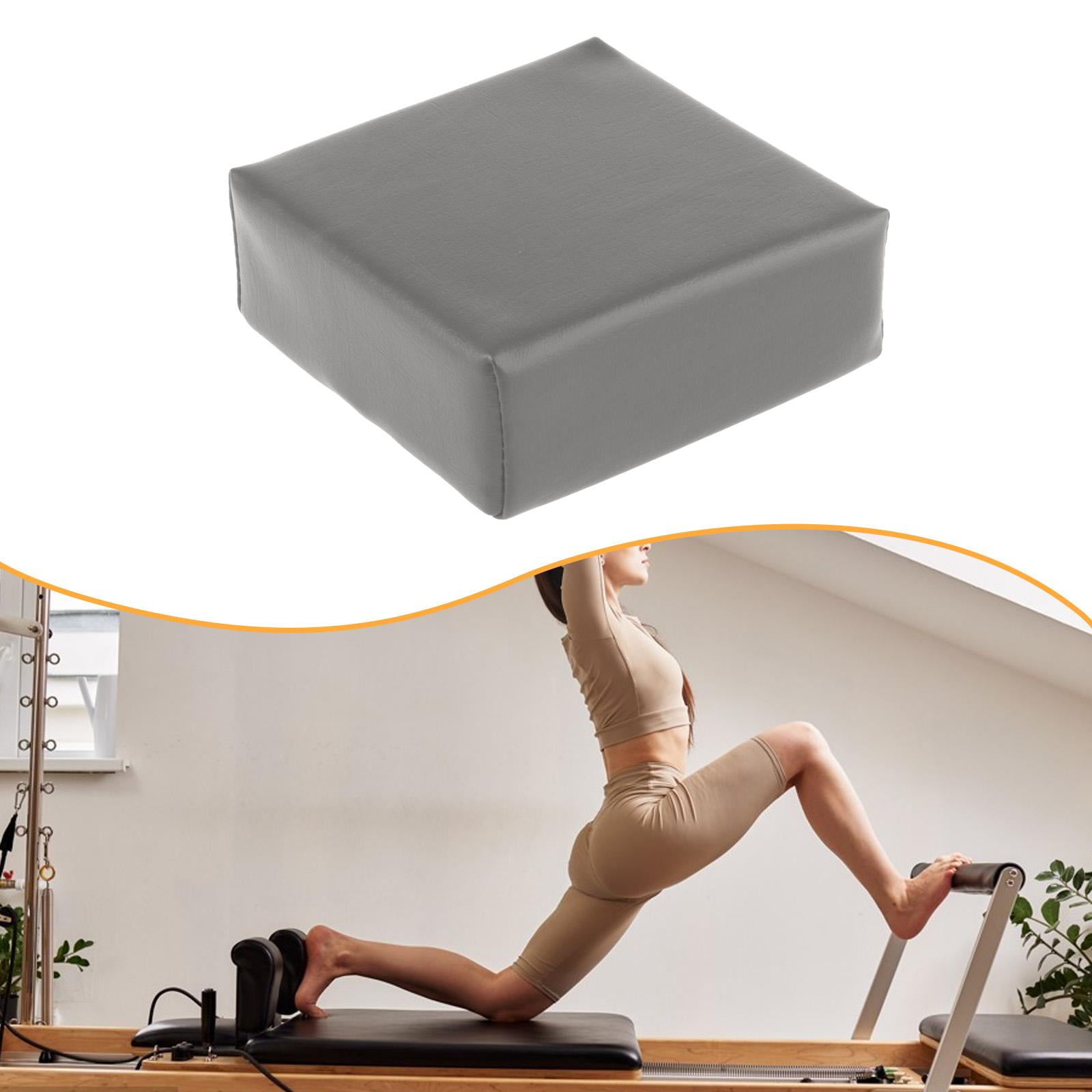 Pilates Cushion Pillow Reformer Headrest PU Leather Material for Home Gym Yoga Mat Exercise Support