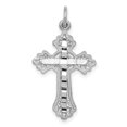 thumbnail image 1 of 14K White Gold Cross Charm, 1 of 2