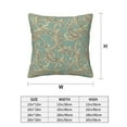 thumbnail image 2 of Throw Pillow Covers, Paisley Pattern No.9071 Soft Square Pillow Cases with Invisible Zipper for Couch Bed Sofa, Farmhouse Fall Home Decor, 2 of 7