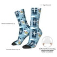 thumbnail image 4 of Daiia Airplanes and Aviation Signs Print Crew Socks – Soft Breathable Long Socks for Men & Women, Moisture-Wicking & Comfortable Daily Wear Socks, One-Size Fits Most (US 5-11), 4 of 6