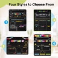 thumbnail image 4 of First Day of School Board Sign 11"x14" Double Sided Reusable and Erasable 1st First & Last Day Chalkboard Sign with 7 Liquid Chalk Markers Photo Prop Gift Back to School Supplies DIY Board for Kinder, 4 of 11