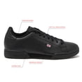 thumbnail image 2 of Zapatillas Reebok NPC II para hombre, casuales, negras, talla 12, 2 of 6