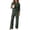 Green, variant on Lounge Sets for Women Fall Travel Fashion Outfits Waffle Knit Henley Top & Wide Leg Pants Comfy Casual Sweater Sets for Work Teacher L