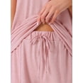 thumbnail image 5 of DARING DIVA 2 Pieces Lounge Knit Tee and Shorts Pajama Set 2XL Pink, 5 of 6