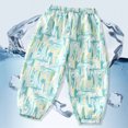 thumbnail image 4 of WRKEKC Kids Sweatpants Summer Print Casual Mosquito Repellent Long Pants for Boys and Girls 18 Months - 12 Years, 4 of 9