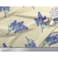 thumbnail image 2 of Soimoi Moss Georgette Fabric Lavender Flower Printed Craft Fabric by the Yard 42 Inch Wide, 2 of 3