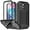 Black, variant on Case for iPhone 13 Pro Max,Military Grade 3 in 1 Metal Full-Body Rugged Stylish Kickstand Protective Case with Built-in Screen Protector Phone Case for iPhone 13 Pro Max,6.7 inch 2021 (Silver)