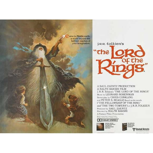 Lord of the Rings POSTER (30x40) (1978) - Walmart.com - Walmart.com