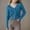 Blue, variant on BRGZLK Kids Long Sleeve Button Down Cardigan Boys Girls Fall New Solid Color V-Neck Basic Knit Sweater Coat Pink 10-11 Years
