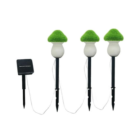 

Bescita Solar Garden Lights - Solar Outdoor Landscaping Flocked Agaric Meadow Plug Lights - Warm Light Waterproof Solar Outdoor Lights For Yard Garden Decoration