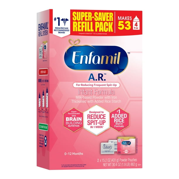 Enfamil A.R. Infant Formula for SpitUp Powder, 30.4 oz Refill Box