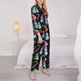 thumbnail image 3 of Naloa Disco Mirror Ball Snowman Pajamas for Women Set, Womens Pajama Sets, Lounge Sets for Women, 2pjs for Women-XX-Large, 3 of 7
