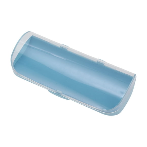 Estuche para gafas portátil Simple Bargains Único 6.18"x2.56"x1.38" Azul