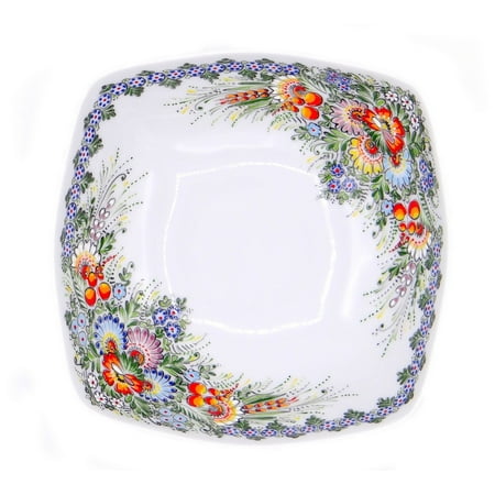 Paint Porcelain Jewelry - Entirely Hand painted Porcelain Bowl by SilverRush Style