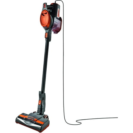 Rocket Ultra-Light Corded Bagless Vacuum for Carpet and Hard Floor Cleaning with Swivel Steering (HV301), Gray/Orange