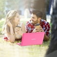 thumbnail image 6 of TOPOSH Mini Laptop 10.1" , 8GB RAM, 128GB SSD, Intel Celeron N4000 Duad Core, Windows 10, netbook small Laptop multilingual 180 ° open, Pink Laptop, 6 of 8