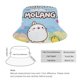 thumbnail image 2 of Molang Sombrero bucket para adultos, gorra de protección solar, sombrero de pescador plegable para viajes al aire libre, pesca y actividades de verano, 2 of 6