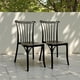 thumbnail image 4 of Ilios Innova | Set de 4 Sillas Plásticas Nordik Negro para Comedor y Exterior, Diseño Ergonómico de Polipropileno con Acabado Tipo Madera, Apilables y Resistentes para Restaurante, Jardín o Negocio, 4 of 9