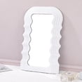 thumbnail image 4 of Aesthetic Wave Pattern Irregular Frame Mirror, Decorative Desk Wall Mirror For Living Room Bedroom Hallway Home DecorGift, 4 of 4