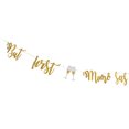 thumbnail image 3 of Miangastore Golden But First Mimosas Letter Pendant Hanging Banner 1Set 11.4x4.9x0.04In, 3 of 8