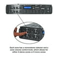 Rockville Rock Zone 8 8 channel 8 Zone 1000W RMS Multi Room Receiver