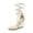 NUDE-PU, variant on Women's High Heels Lace Up Chunky Block Heels Strappy Sexy Open Toe Heels Pumps Sandals