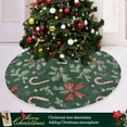 thumbnail image 3 of Yayeee Christmas Tree Skirt 35 inches for Xmas Tree Holiday Party Decoration, Christmas Candy Cane, 3 of 6