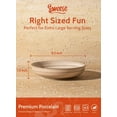 thumbnail image 2 of 6-Pack Ceramic Pasta Bowls, Neutral Extra Large 30 Fl Oz Durable Professional Grade, 2 of 7