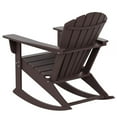thumbnail image 6 of Afuera Living Modern Outdoor Poly Plastic Adirondack Rocking Chair, 6 of 7