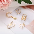 thumbnail image 3 of Dengmore Earrings 5PCS Ear Clip Set Of Creative Personality Double Cartilage U-shaped, 3 of 6