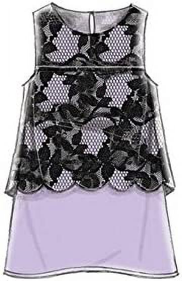 McCall's M7389 Misses' Sleeveless Tops with Overlays (SIZE 6-14) SEWING PATTERN