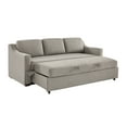 thumbnail image 3 of Serta Hanson Modern Farmhouse Convertible Sofa with Queen Size Sleeper, Flax Fabric, 3 of 5