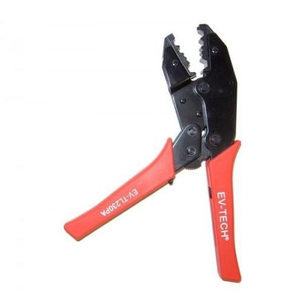 Evertech Professional Coaxial Crimping Tool + 20 Pcs BNC Male Crimp On Connector for Siamese RG59
