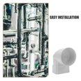 thumbnail image 4 of KAKOWELY rain gutter diverter 2pcs Gutter Elbow Extension Rainwater Downspout Gutter Elbow Connector Plastic Gutter Downspout Extension for Rainwater Drainage, 4 of 4