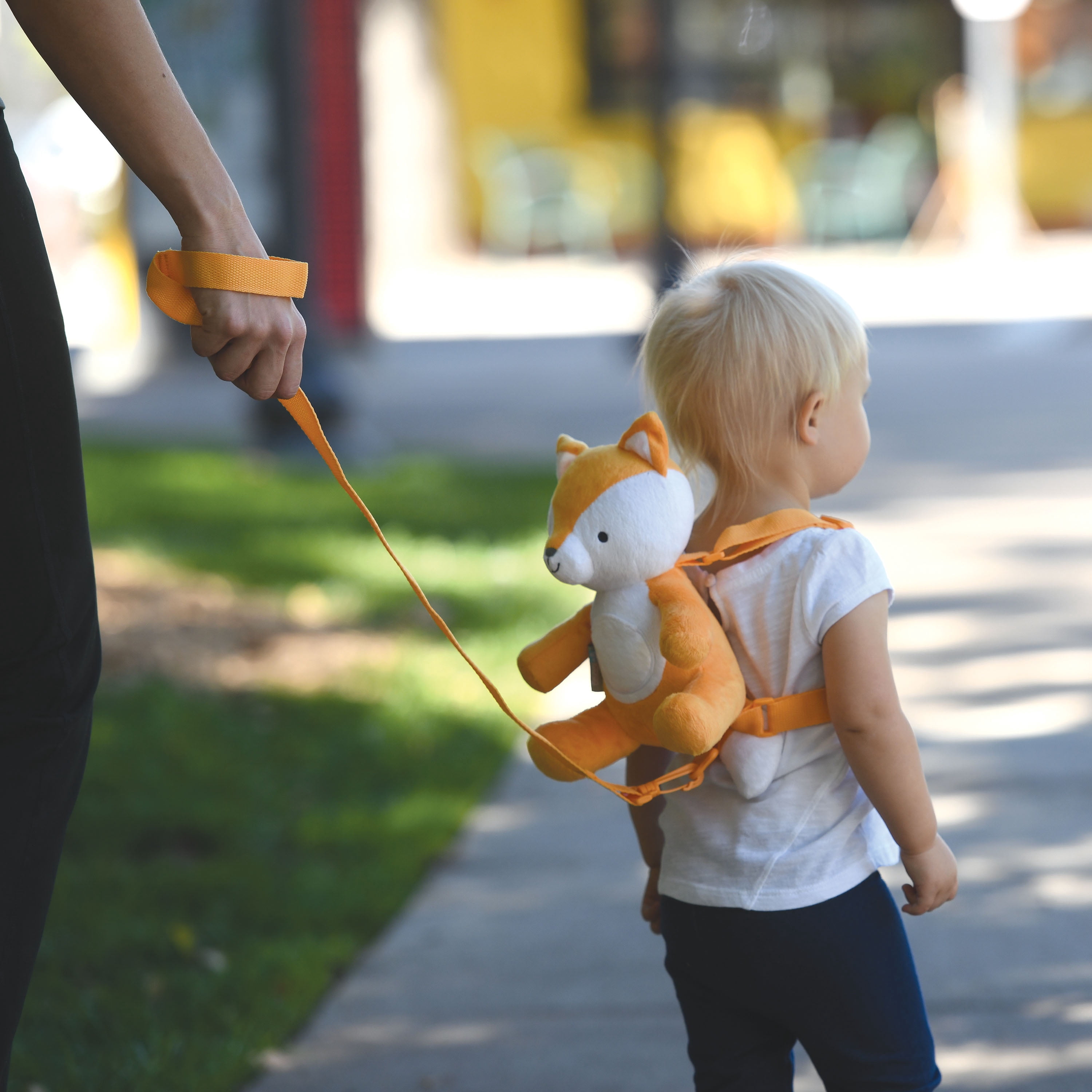 Goldbug 2-in-1 Toddler Safety Harness Backpack, Fox with Removable Tether, Brown