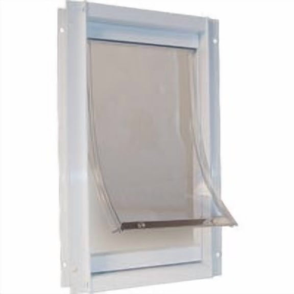 Ideal Pet Products DPDXLW Extra Large White Aluminum Deluxe Pet Door