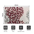 thumbnail image 5 of Bohemian Retro Floral Non-Slip Entryway Door Mat,Boho Indoor Decor Durable Low Plush Door Mat,Washable Welcome Rug for Patio Hallway Home Decor 16x24 Inches, 5 of 7