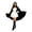 Black, variant on Anmrize Women's Medieval Cloak Stand Collar Deluxe Velvet Gold Trim Renaissance Cape for Adult-Green