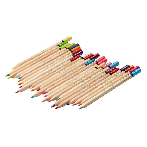 KINGART Soft Core Colored Pencils Set – 36 Vibrant Colors for