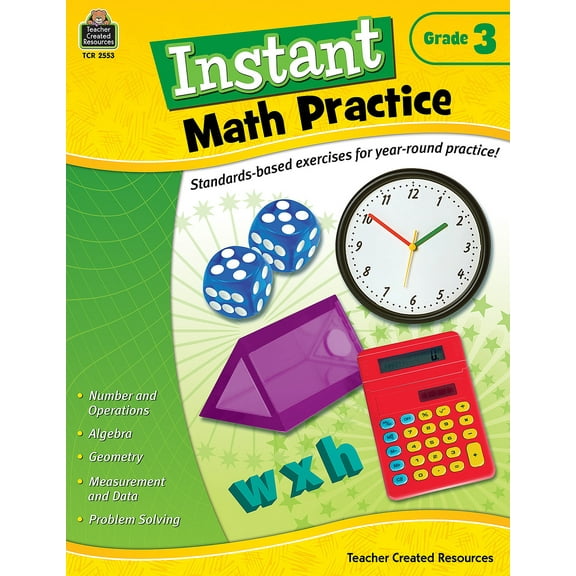 Instant Math Practice Grade 3 [TCR2553]