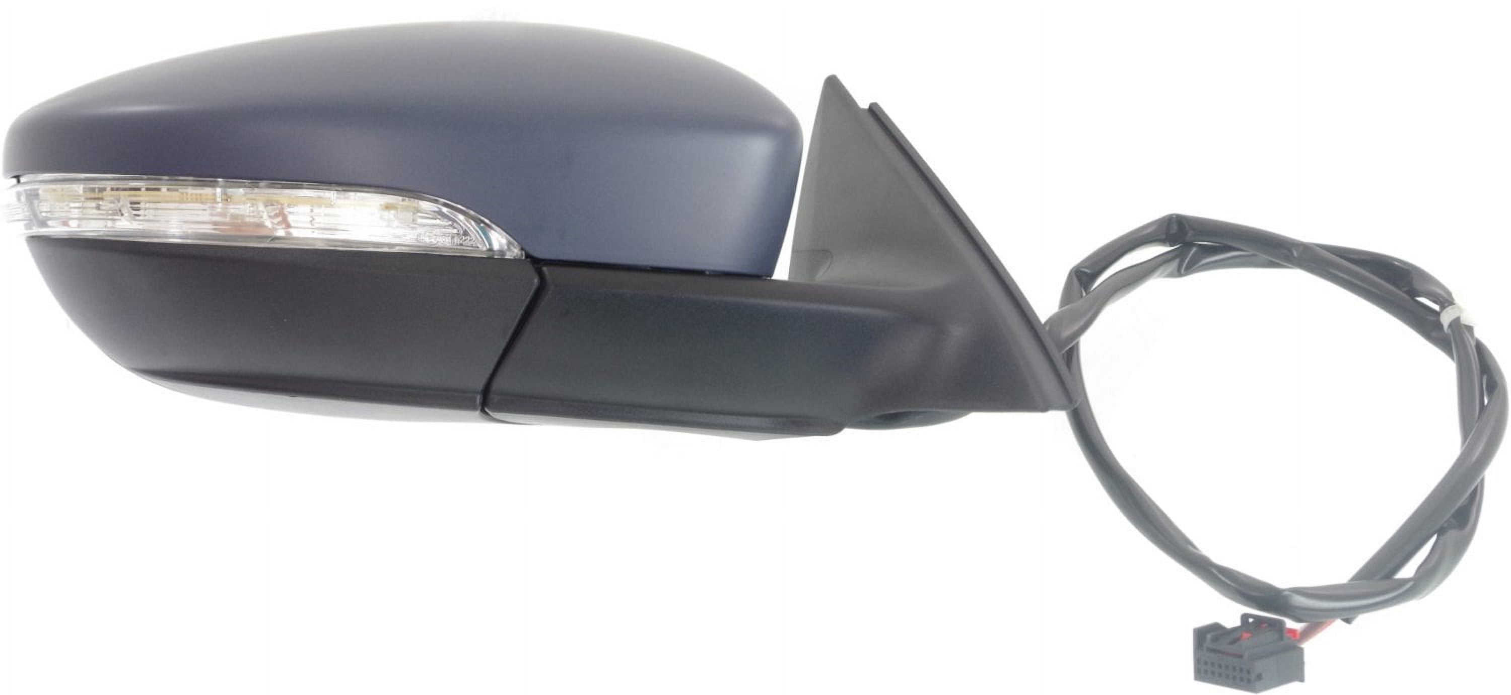 Mirror Compatible With 2012 Volkswagen Passat Right Passenger Side Heated In-housing Signal Light Paintable Kool-Vue