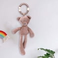thumbnail image 2 of Juguetes de peluche Sunnimix Sonajero de peluche para cochecito infantil Oso, 2 of 7