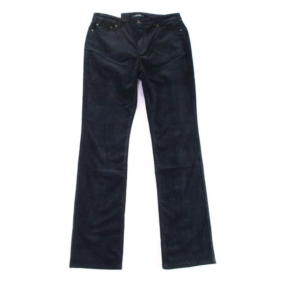Ralph Lauren - Womens Straight-Leg Corduroy Pants 12 - Walmart.com - Walmart.com