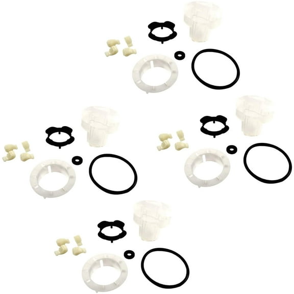 HQRP 4-Pack Washer Agitator Dogs Cam Repair Kit Works with Admiral ATW4471TQ0 ATW4475VQ0 ATW4475VQ1