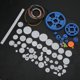 thumbnail image 4 of 80 Uds caja de cambios Motor engranaje de plástico correa polea eje manga conjunto DIY Robot fabricación científica, 4 of 8