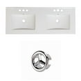 thumbnail image 1 of American Imaginations 59-in. W 3H8-in. Ceramic Top Set In White Color AI-21026, 1 of 1